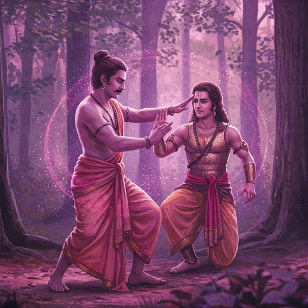 asan teaching arjuna